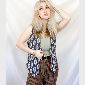 Vintage Blue Vest